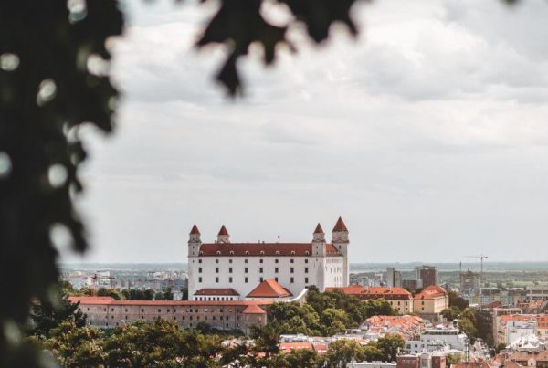 výhľad na bratislavsky hrad